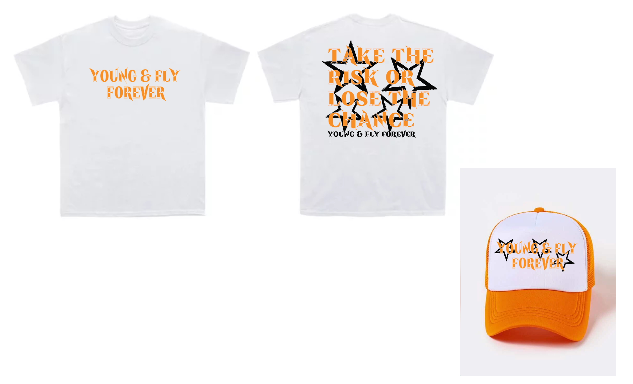 'Take the risk or lose the chance" T-Shirts only