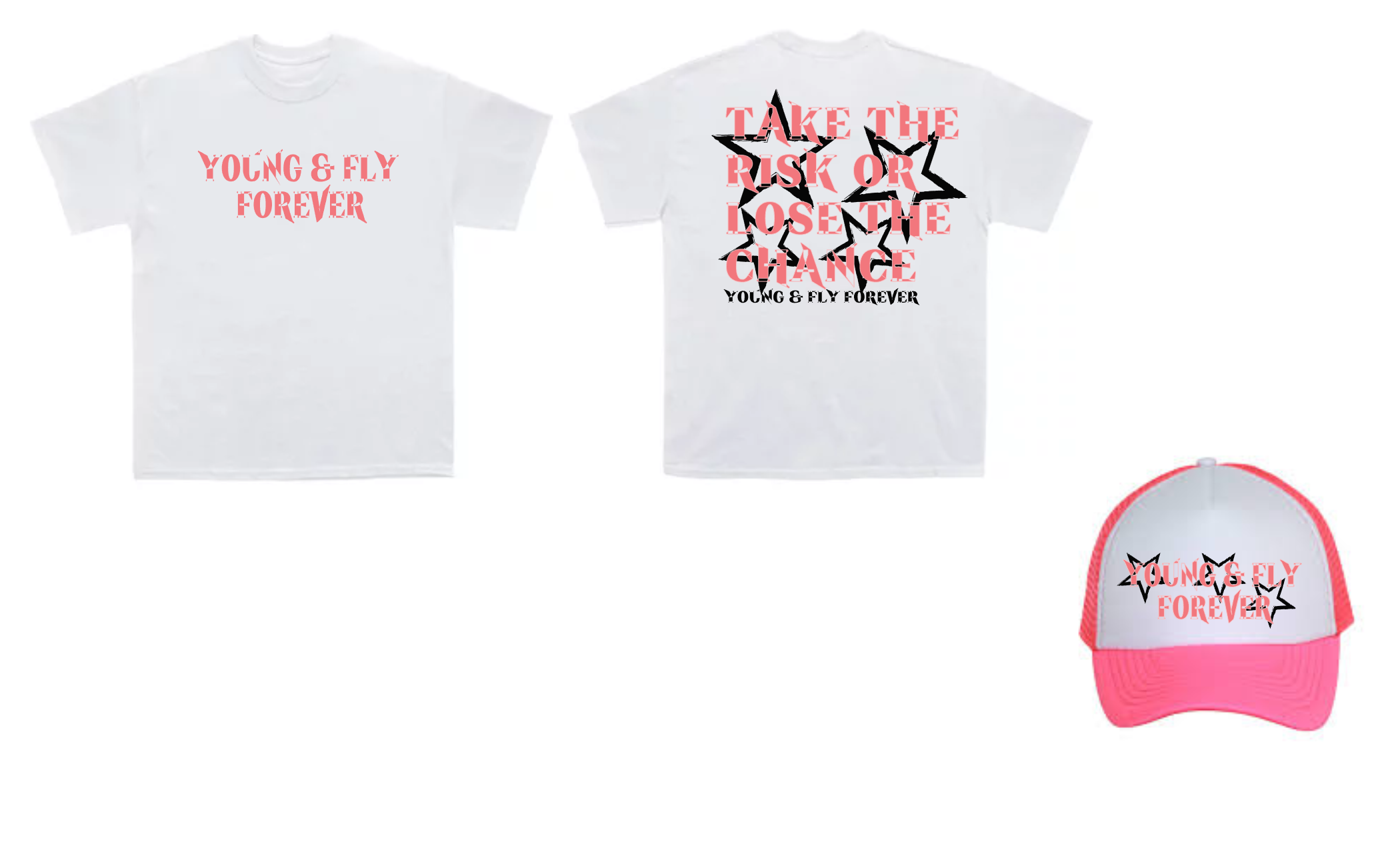 'Take the risk or lose the chance" T-Shirts only