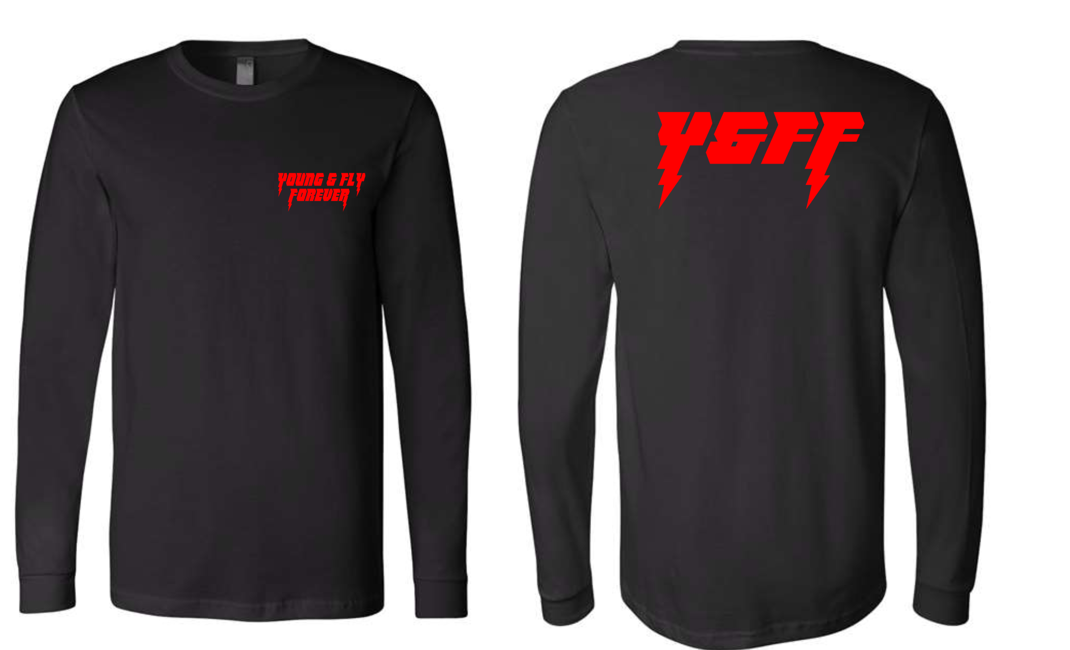 NEW! Screen printed RED Lightning Tees