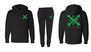 Y&FF Distressed GREEN X SETS