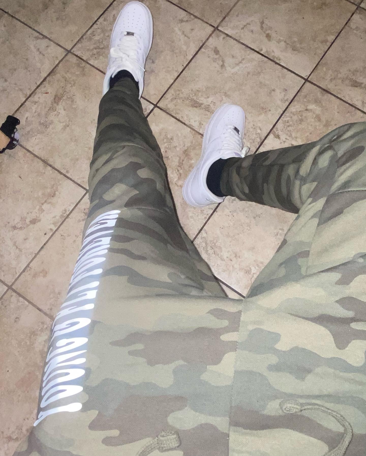 Side printed Camo Joggers ONLY
