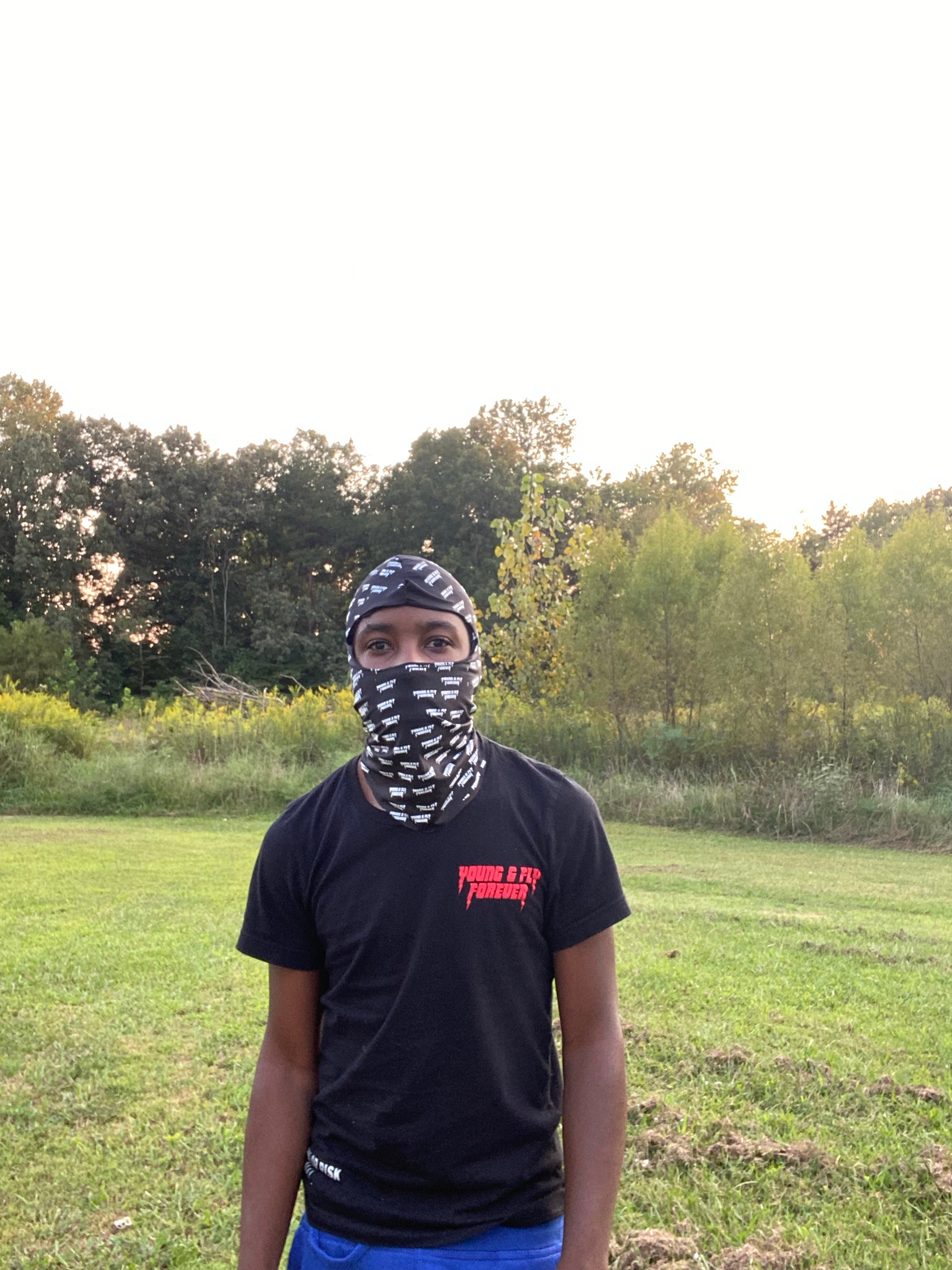 All over printed face masks