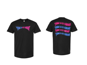 Y&FF Wavy tees (black )