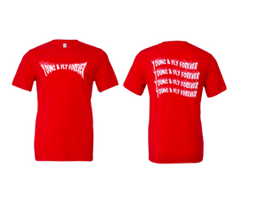 Y&FF Wavy tees (red )