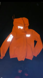3m cozy orange HOODIE ONLY