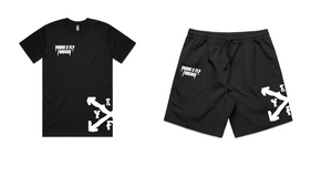 Y&FF RUNNING SHORTS SET (black)
